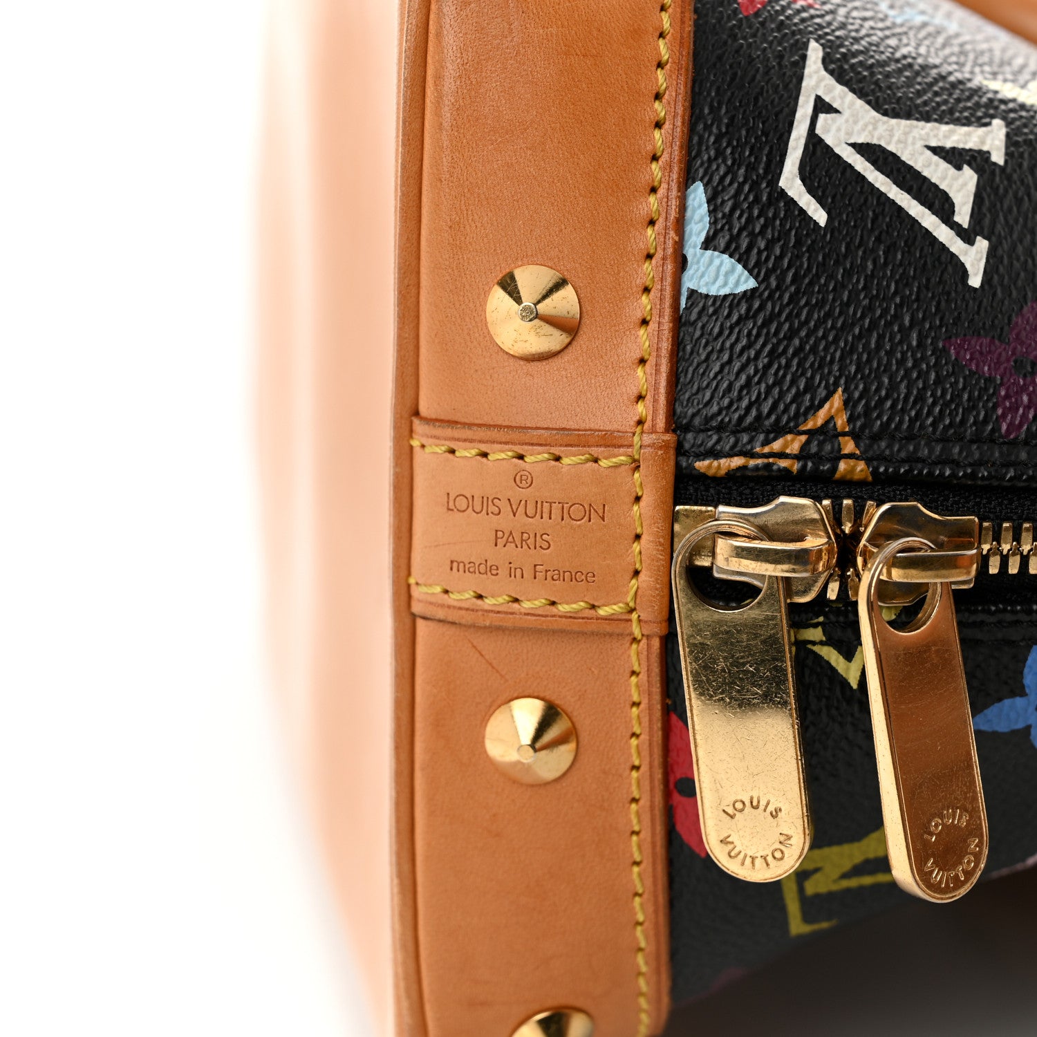 Louis Vuitton Monogram Multicolor Alma Black 6 of 13