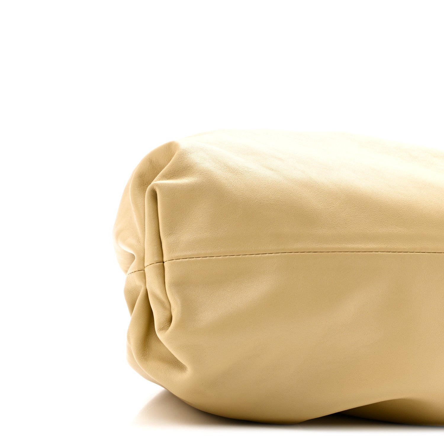 Bottega Veneta Smooth Butter Calf The Pouch Oversized Clutch Tapioca 9 of 10
