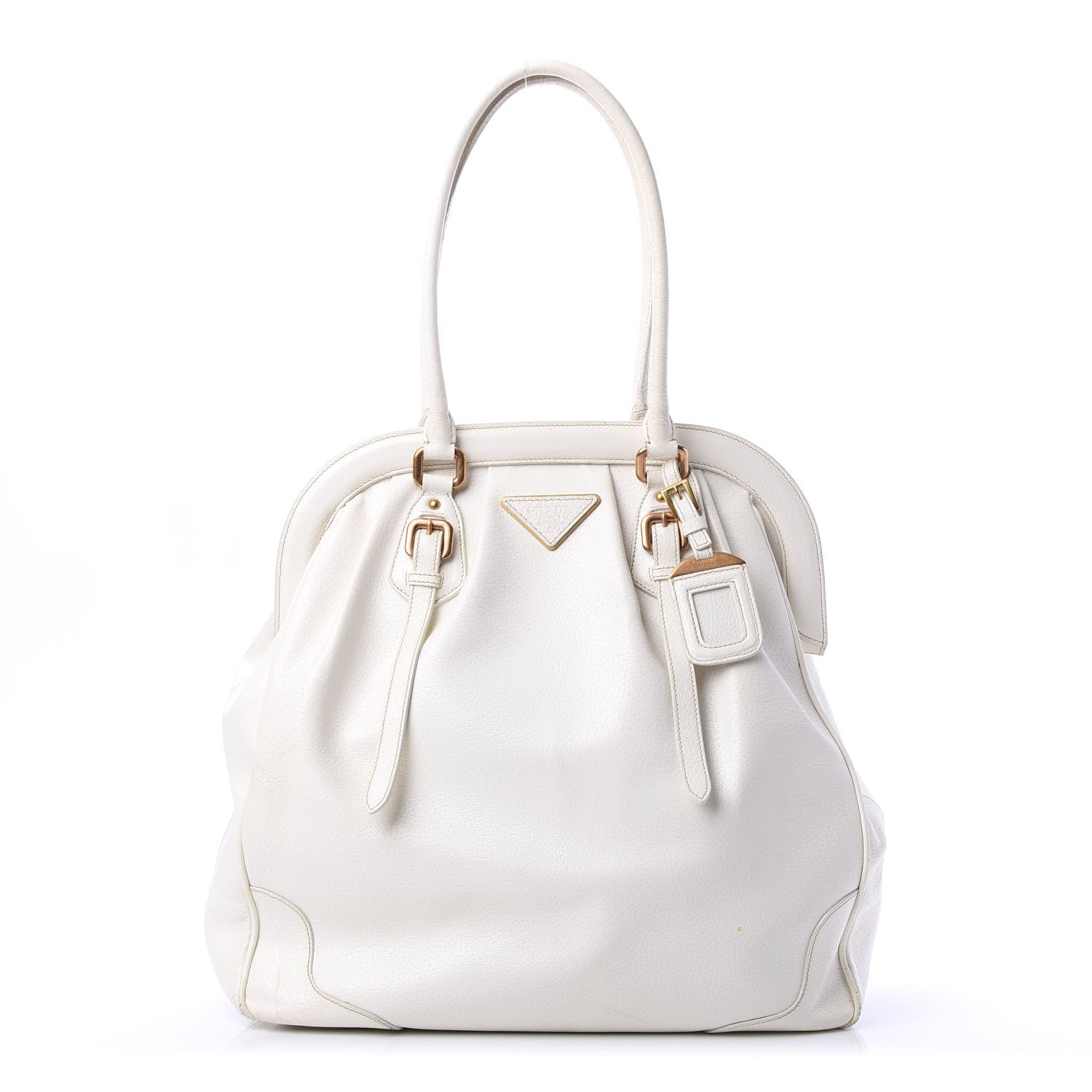 Prada Cinghiale Frame Bag White 1 of 13