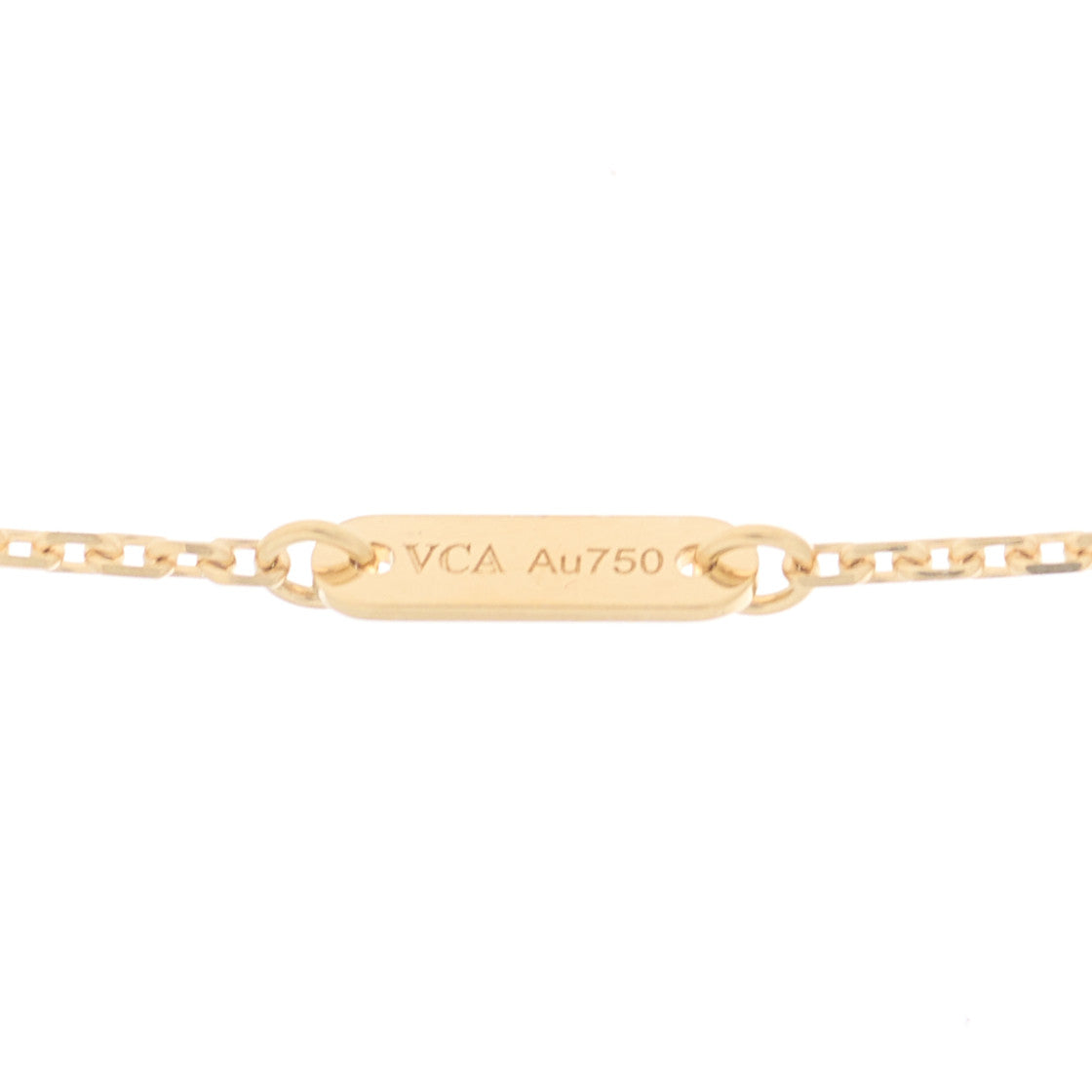 18K Yellow Gold Diamond Mini Frivole Pendant Necklace
