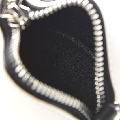 Loewe Calfskin Panda Coin Pouch Bag Charm Key Holder Black White 4 of 8