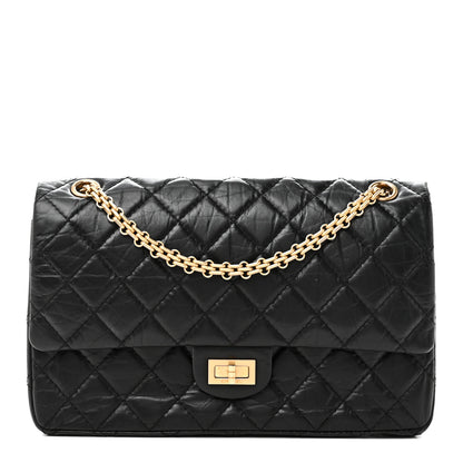 Chanel Aged Calfskin Quilted 2.55 Reissue 226 Flap Black 1 of 10