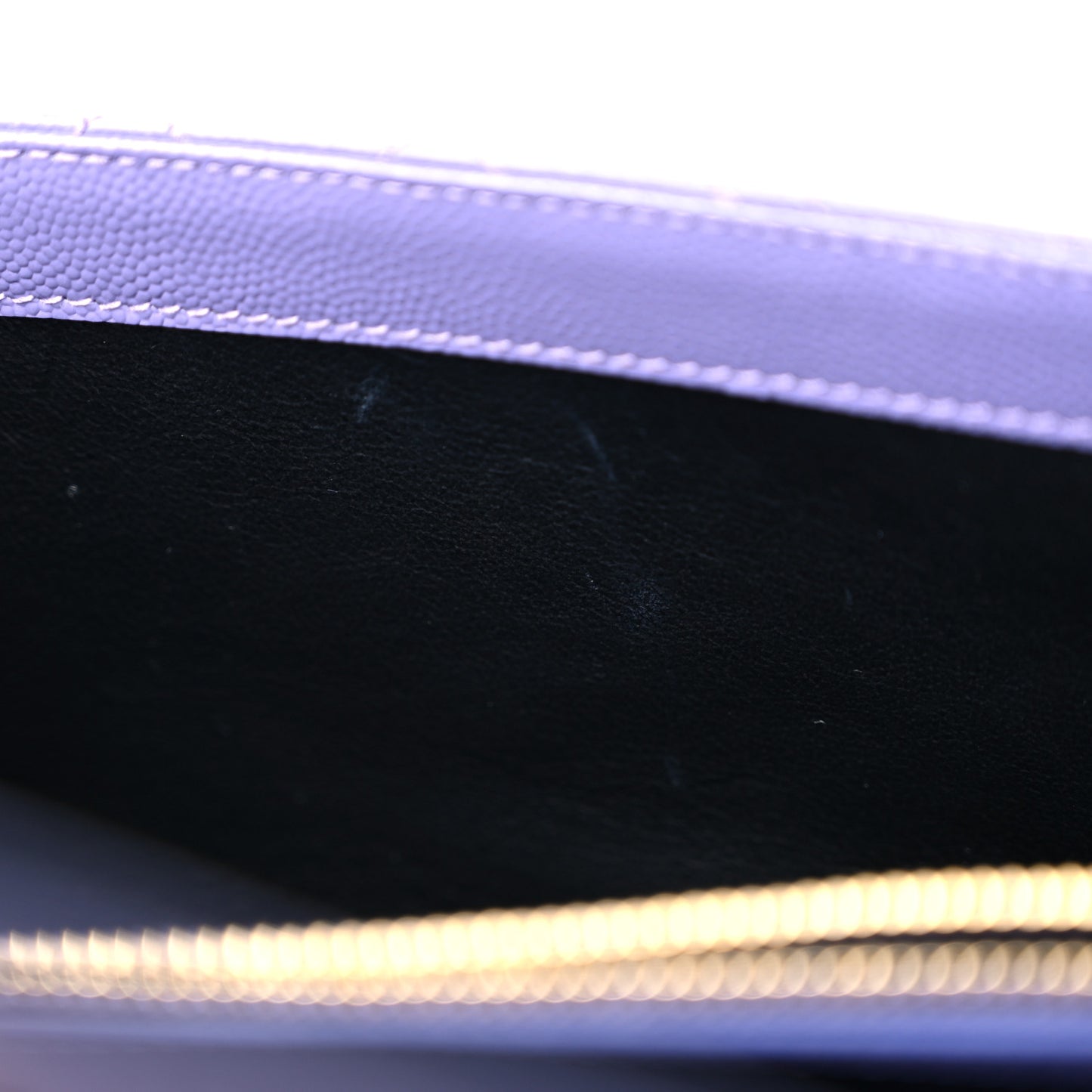 Grain De Poudre Mixed Matelasse Triquilt Monogram Chain Wallet Mauve