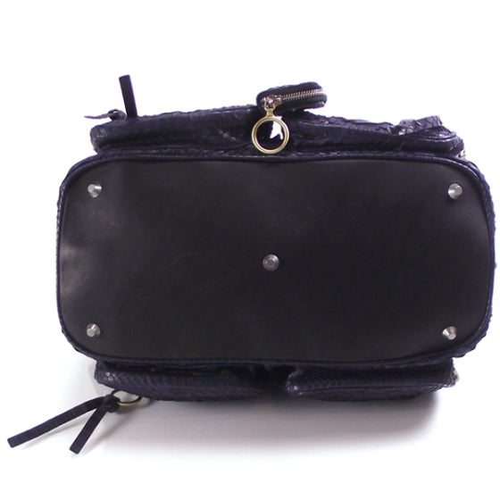 Chloe Python Large Betty Shoulder Bag Purple 4 of 12