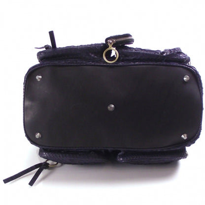 Chloe Python Large Betty Shoulder Bag Purple 4 of 12