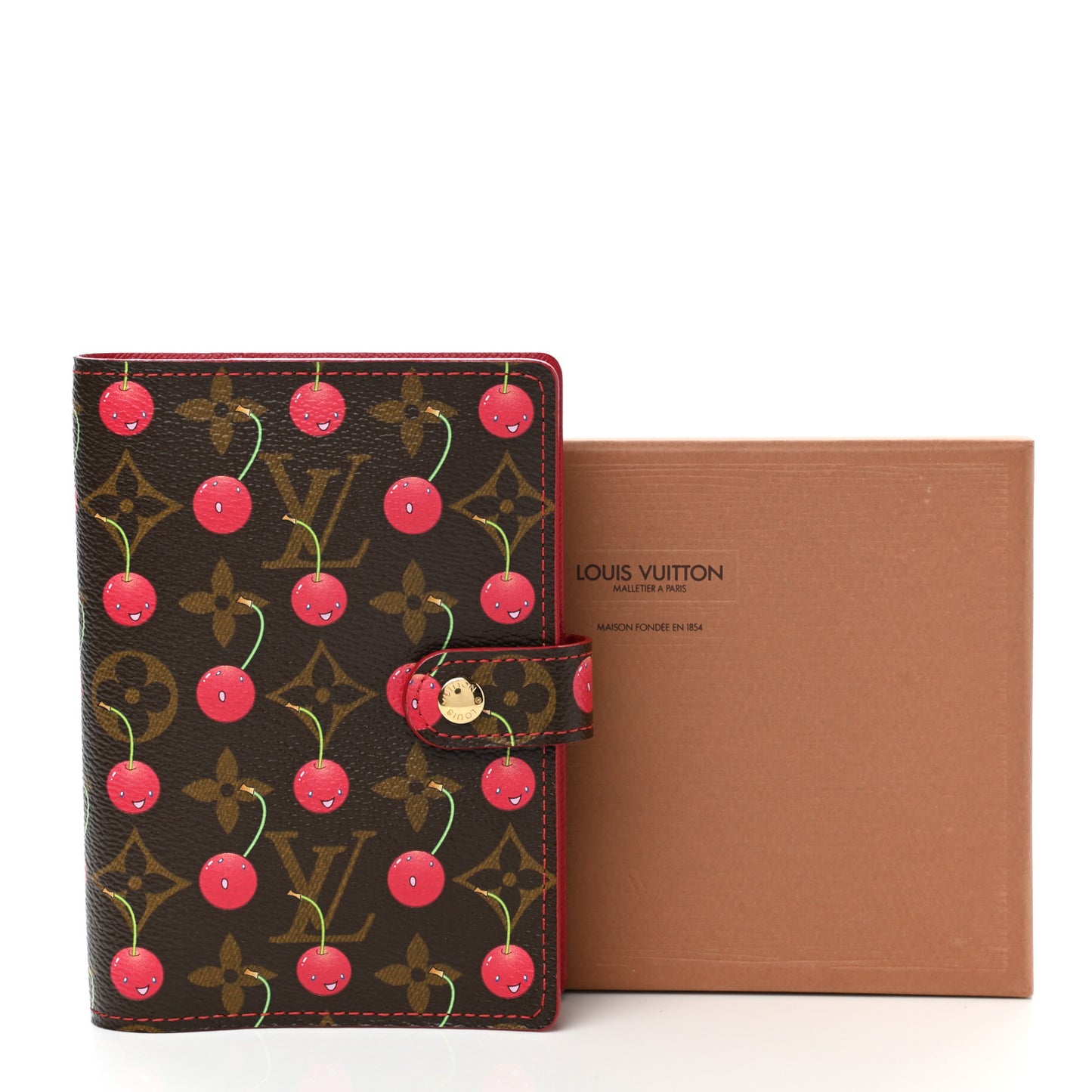 Monogram Cerises Small Ring Agenda Cover