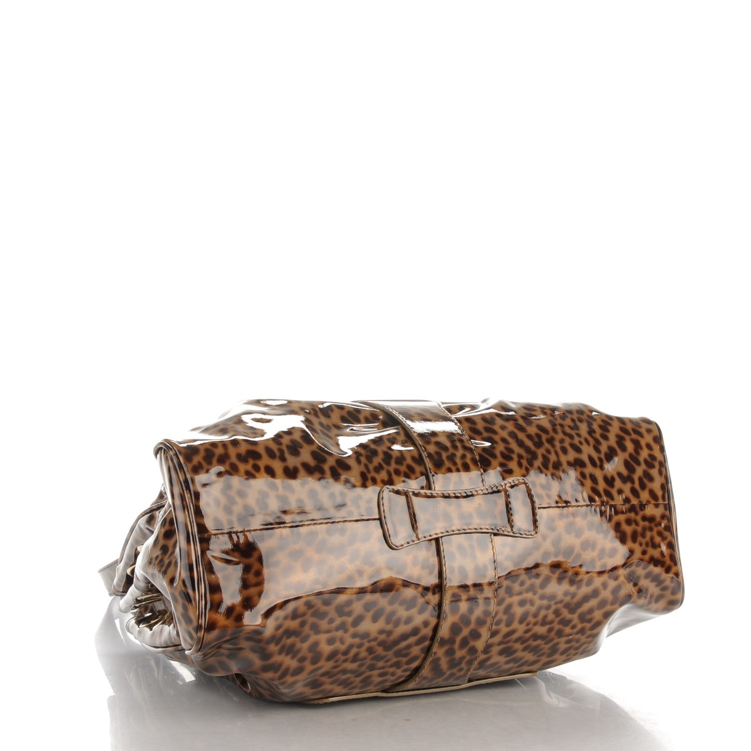 Jimmy Choo Patent Leopard Print Riki Natural 4 of 6