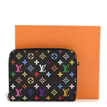 Louis Vuitton LV x TM Monogram Multicolor Zippy Coin Purse Black 8 of 8