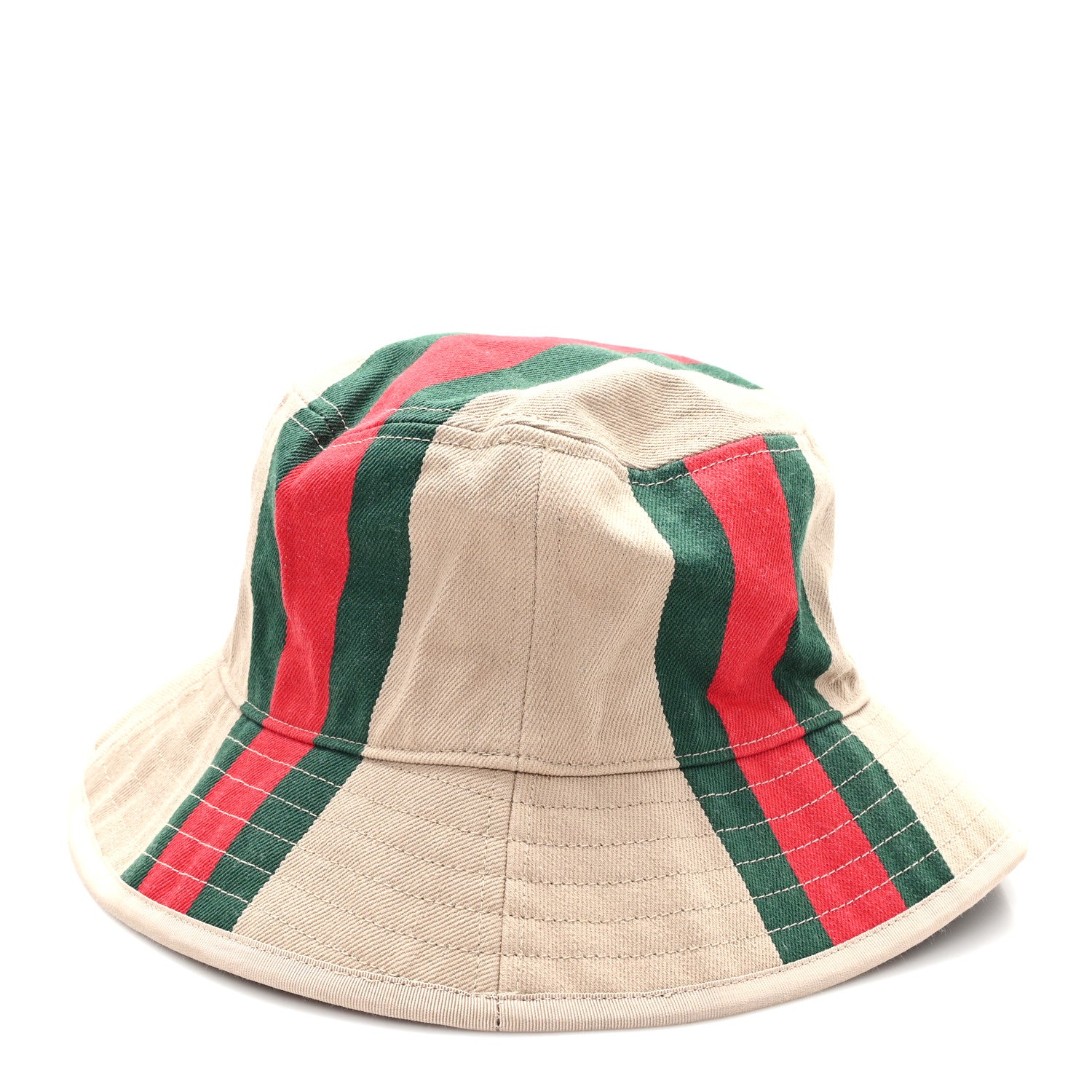 Gucci Monogram Canvas Web Bucket Hat XL Beige 5 of 10