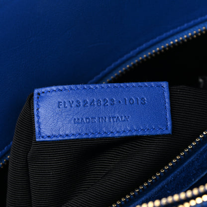 Saint Laurent Calfskin Small Sac De Jour Blue Majorelle 8 of 15