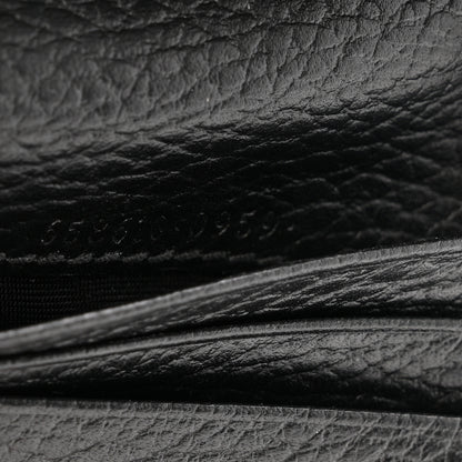 Gucci Dollar Calfskin GG Supreme Monogram GG Marmont Card Case Black Beige Ebony 7 of 7