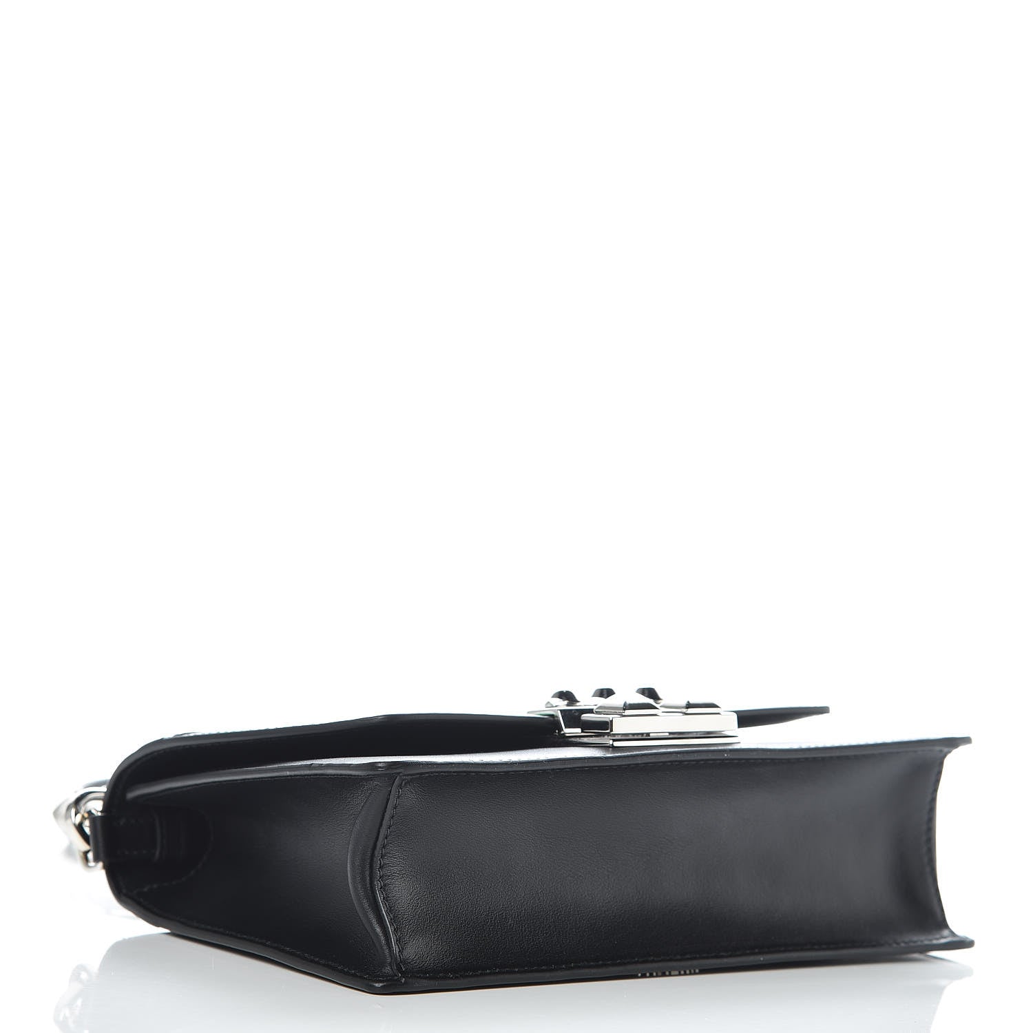 Prada City Calfskin Saffiano Racing Logo Elektra Shoulder Bag Black Verde 4 of 9