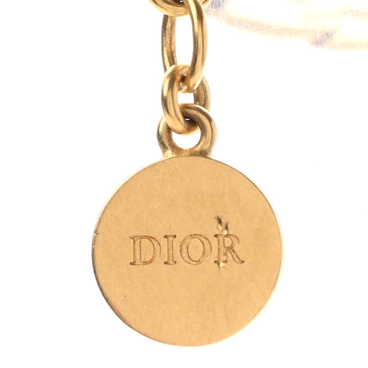 Metal Petit CD Choker Necklace Gold
