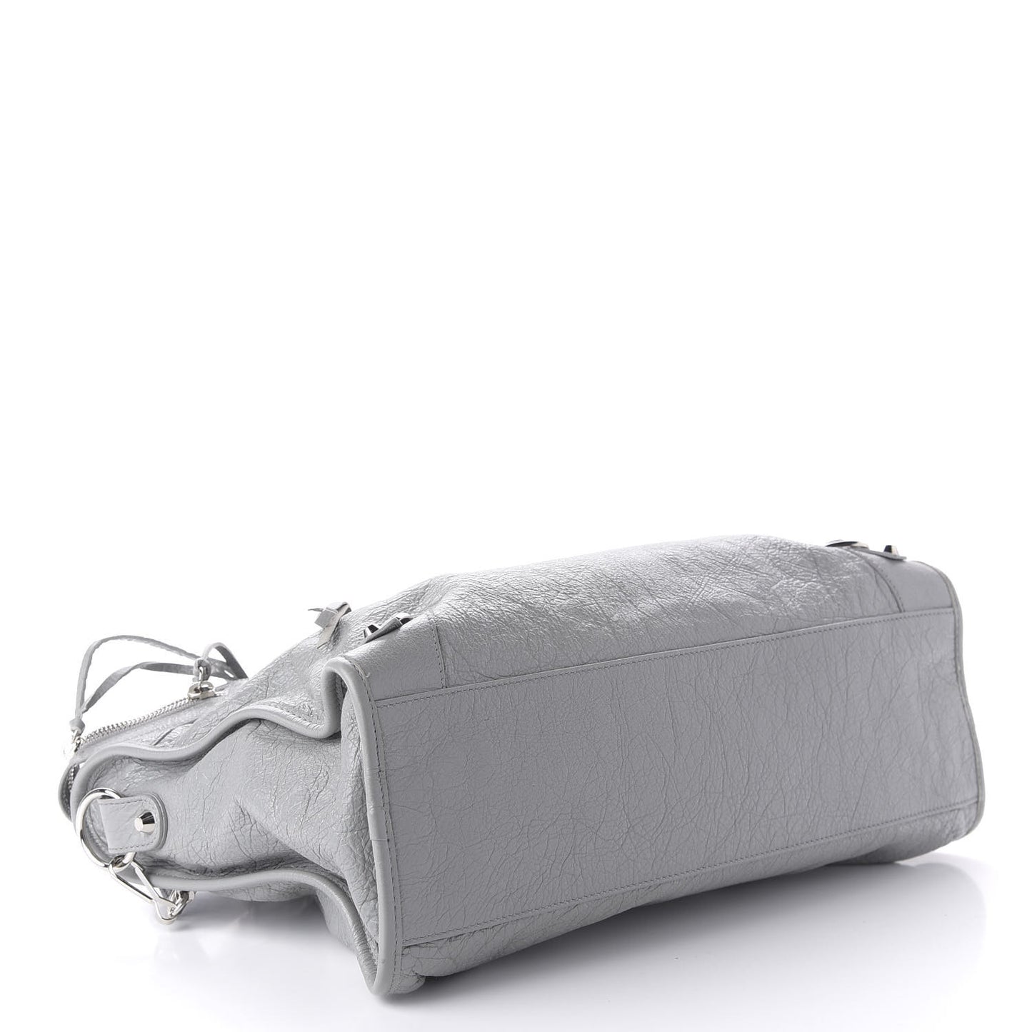 Agneau Classic Silver Hardware City Gris Haussmannien