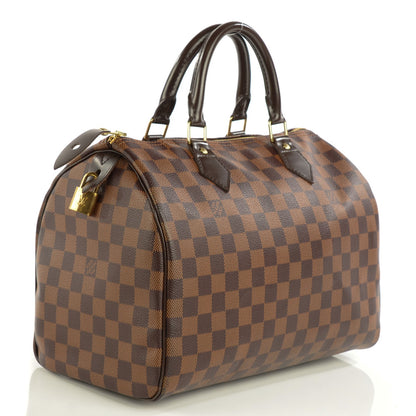Louis Vuitton Damier Ebene Speedy 30 3 of 8