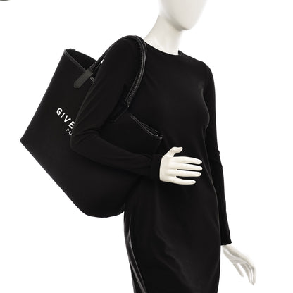 Givenchy Canvas Medium Antigona Logo Tote Black 2 of 5