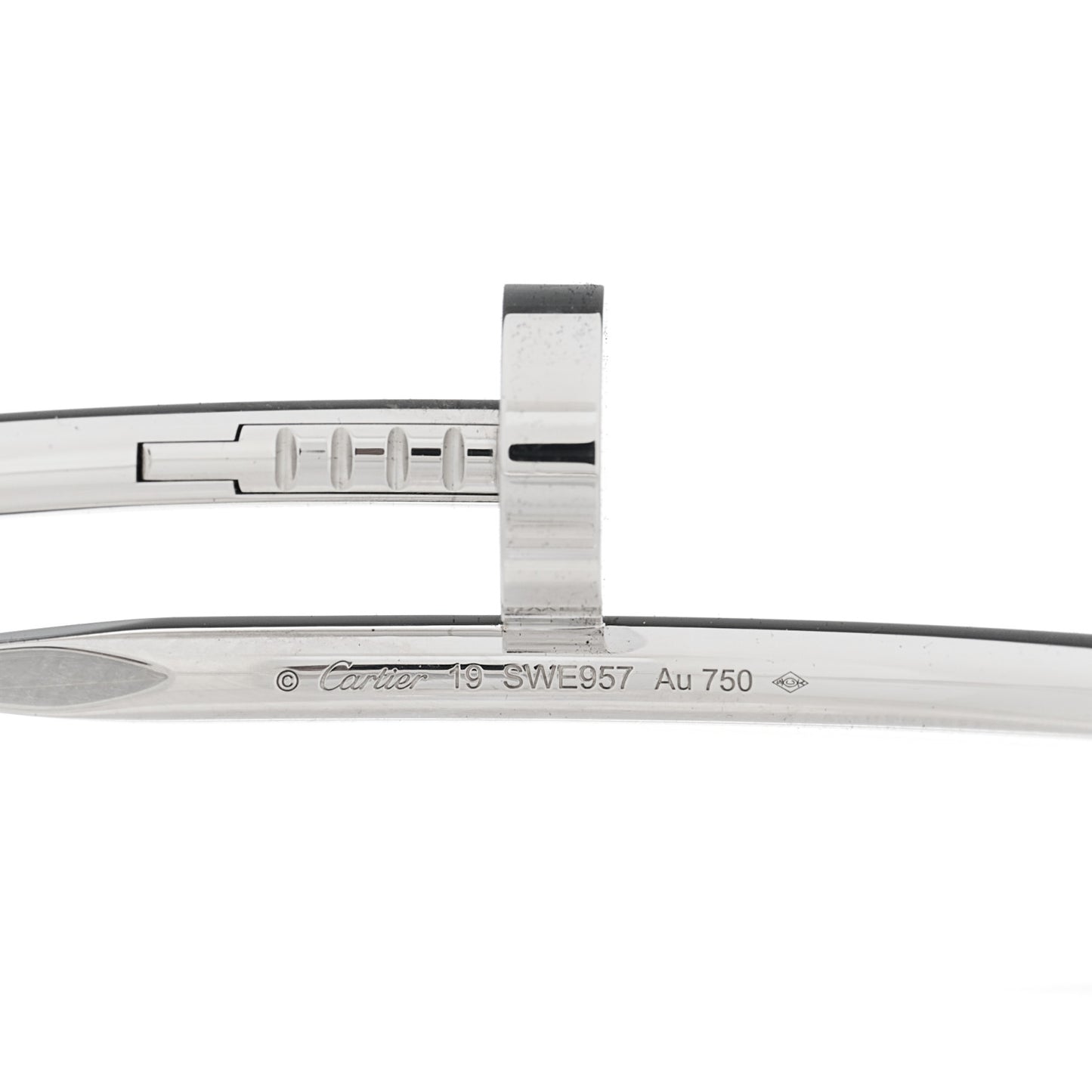 18K White Gold Juste Un Clou Bracelet 19