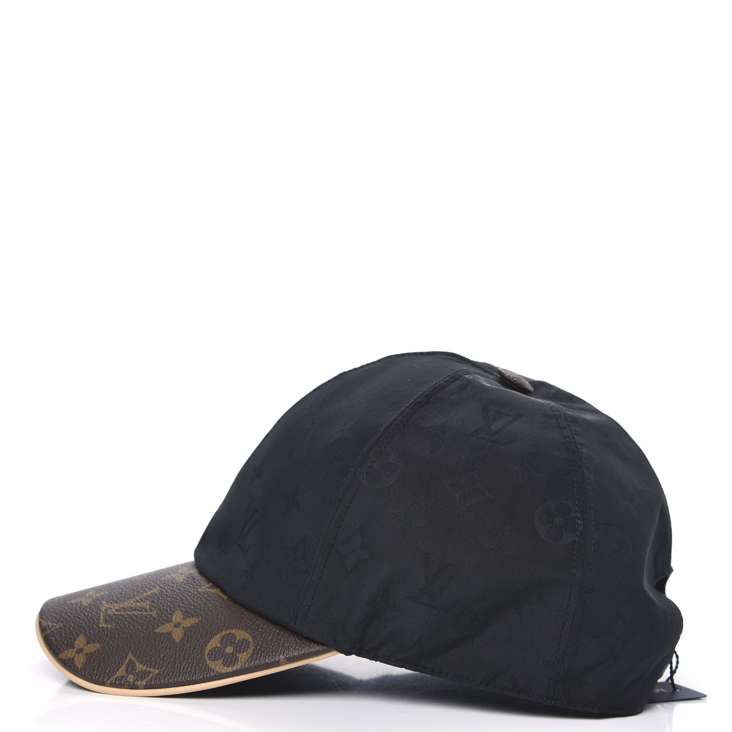 Louis Vuitton Polyester Silk Monogram LV Get Ready Cap L Black 2 of 6