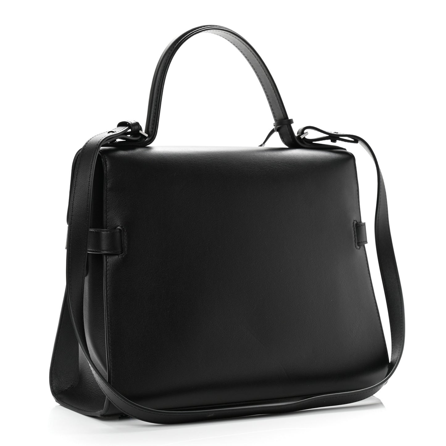 Smooth Calfskin GM Tempete Satchel Black