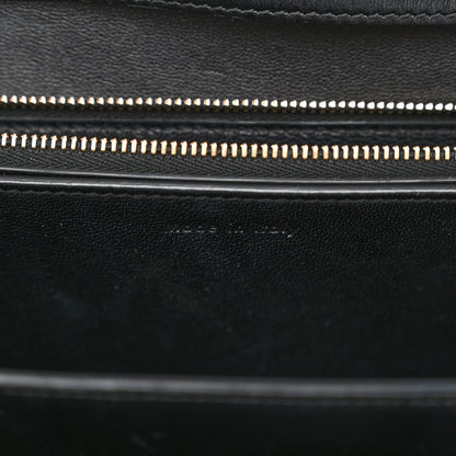 Celine Box Calfskin Medium Classic Box Flap Bag Black 7 of 12