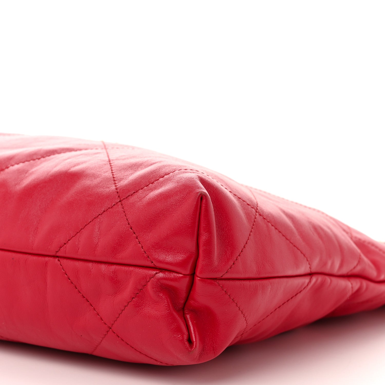 Chanel Shiny Calfskin Quilted Small Chanel 22 Red 11 of 12