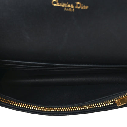 Christian Dior Supple Calfskin Caro Pouch with Chain Black 5 of 8