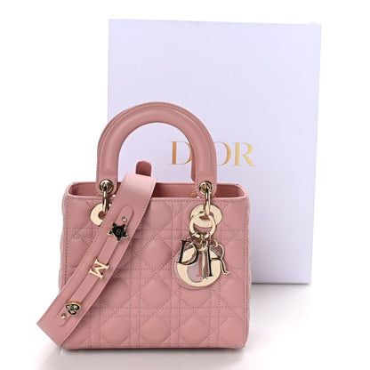 Christian Dior Lambskin Cannage Small My ABCDior Lady Dior Pink 11 of 11