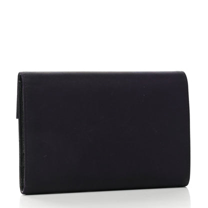 Prada Tessuto Nylon Tri-Fold Compact Wallet Mora 3 of 8