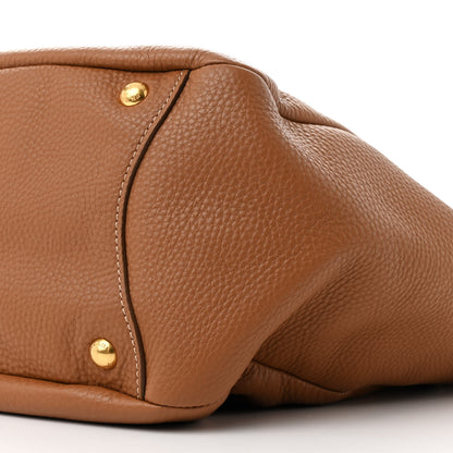 Prada Vitello Daino Side Pocket Hobo Cuoio 11 of 11