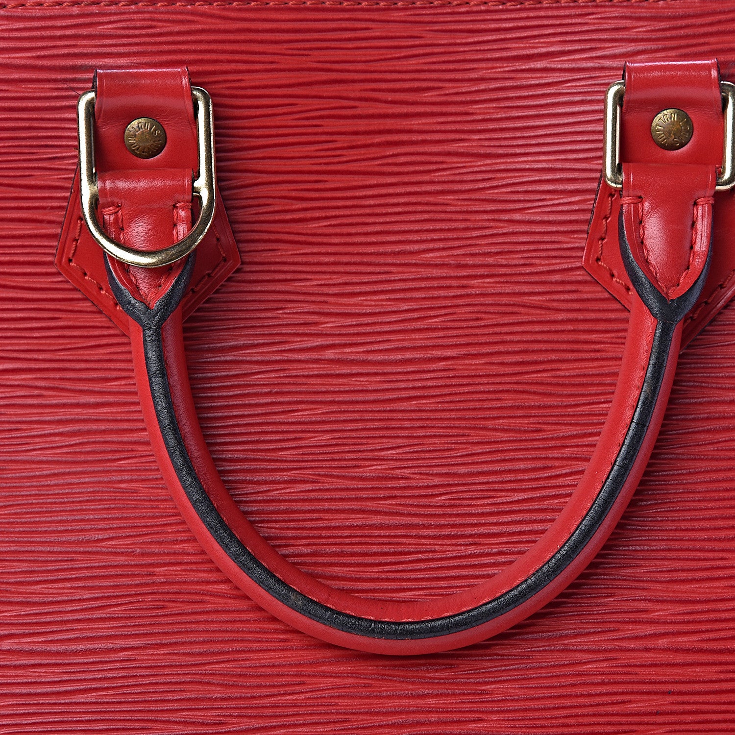 Louis Vuitton Epi Alma PM Castillan Red 12 of 13