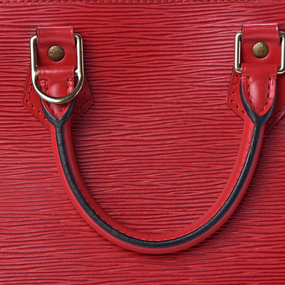 Louis Vuitton Epi Alma PM Castillan Red 12 of 13