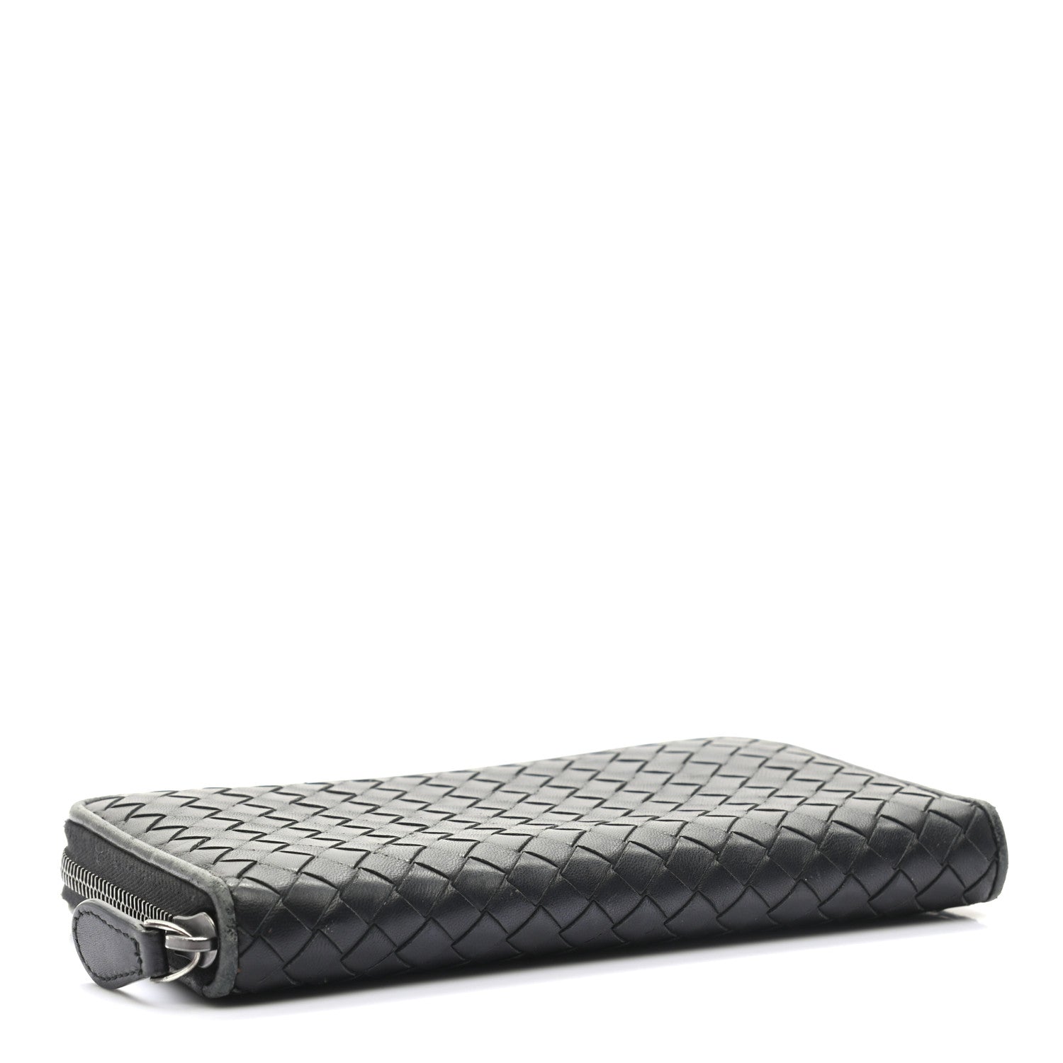 Bottega Veneta Nappa Intrecciato Zip Around Wallet Black 4 of 9