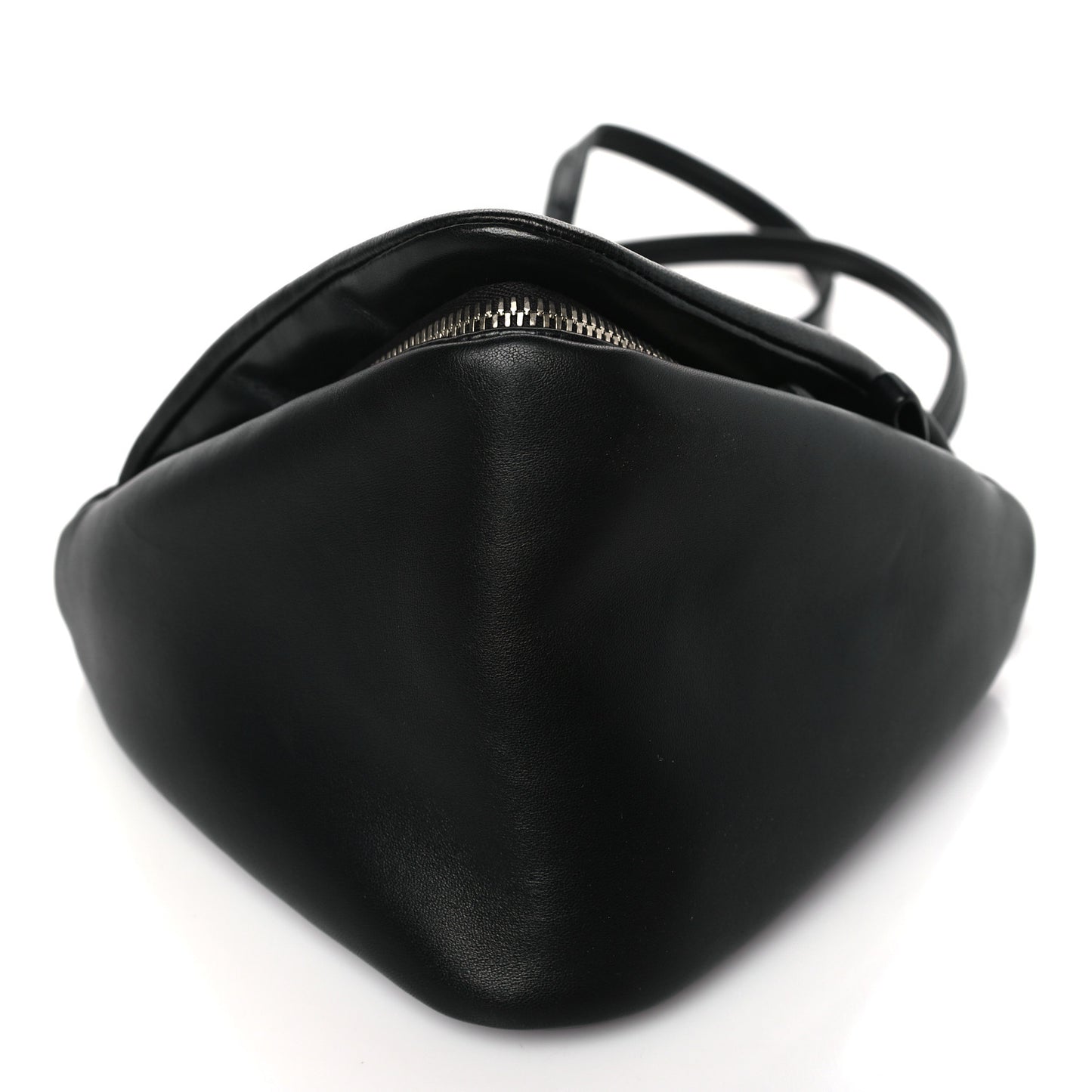 Nappa Padded Signaux Triangle Crossbody Black