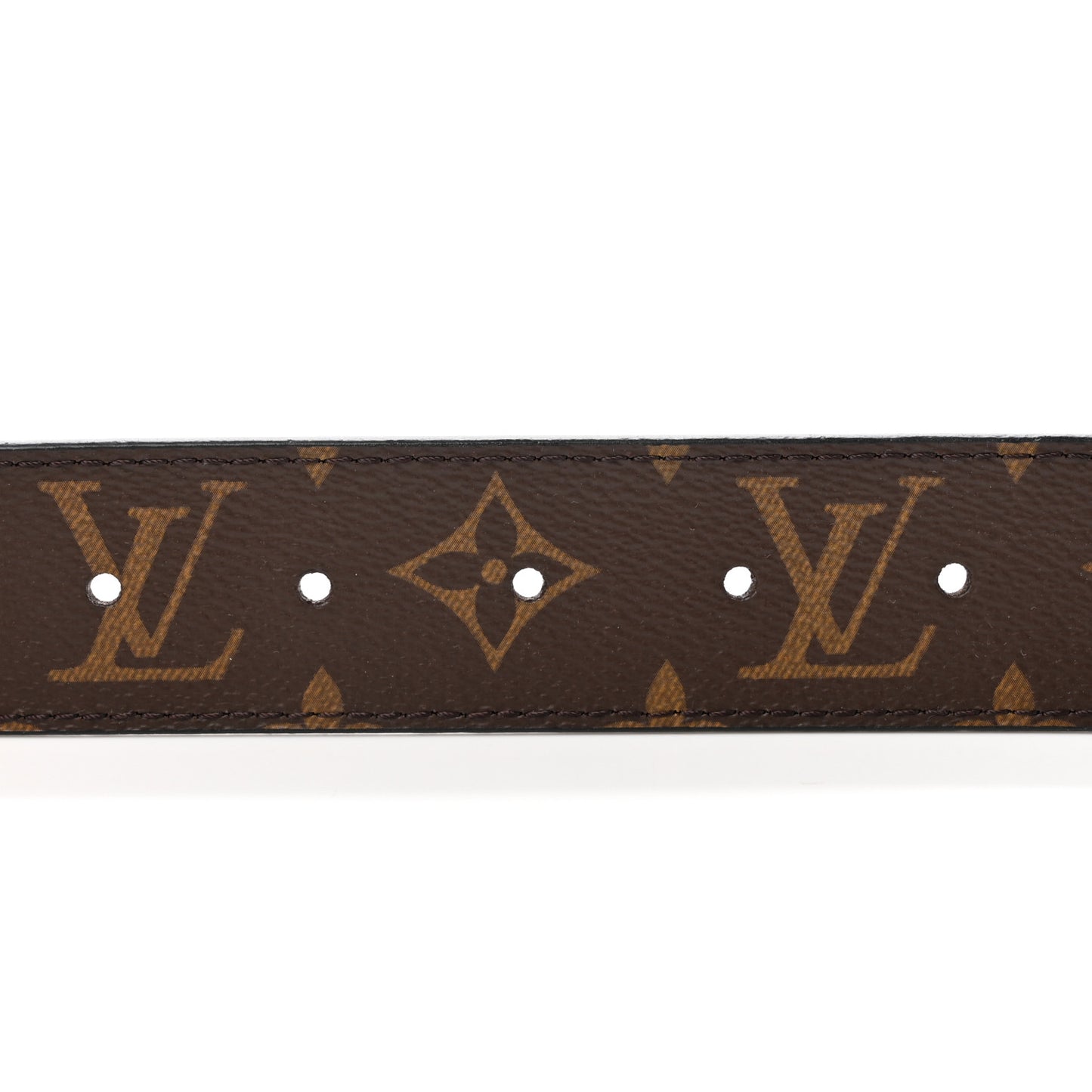 Monogram Epi 35mm LV Circle Reversible Belt 95 38 Black