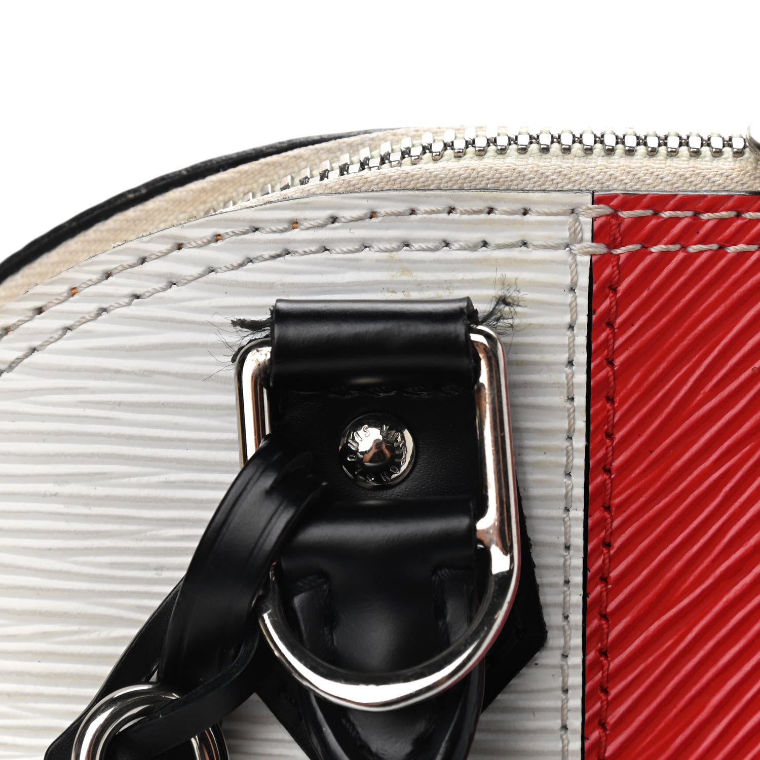 Louis Vuitton Epi Stripe Alma BB Red Pink 14 of 16