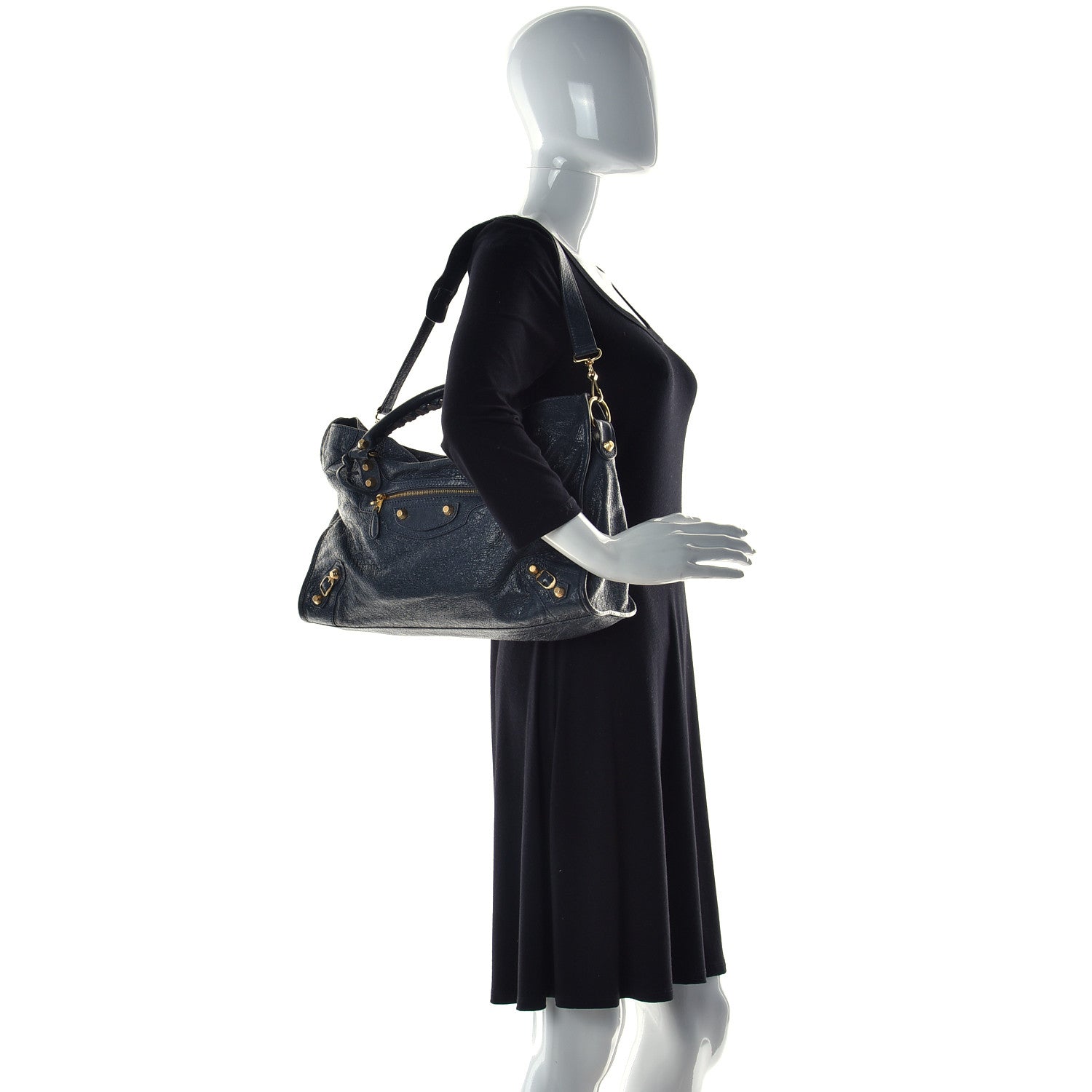 Balenciaga Agneau Giant 12 Gold Hardware City Anthracite 3 of 14