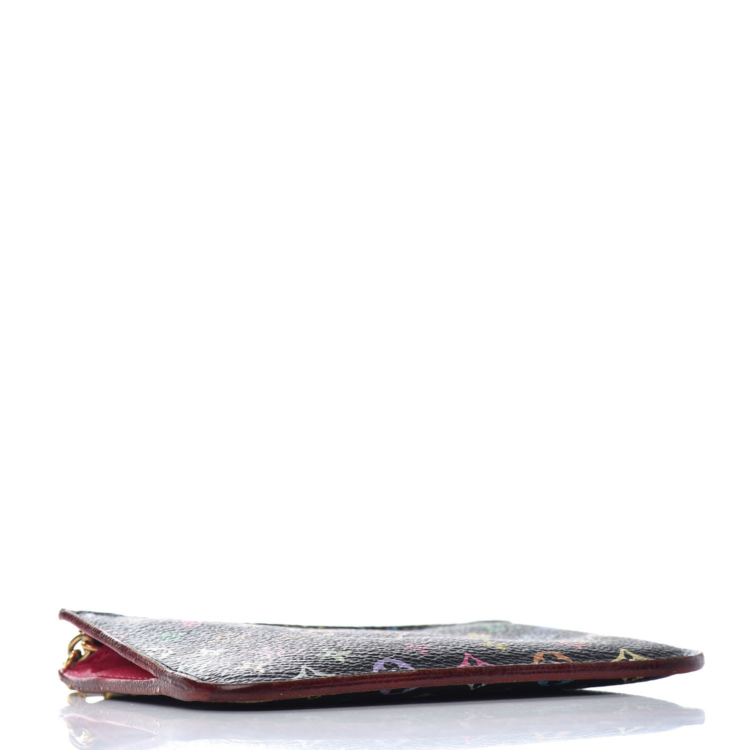Louis Vuitton Monogram Multicolor Key Pouch Black Grenade 4 of 6