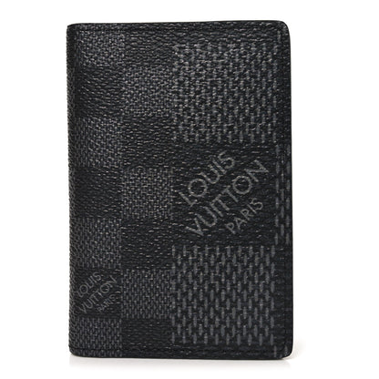Louis Vuitton Damier Graphite 3D Pocket Organizer Black Grey 1 of 7