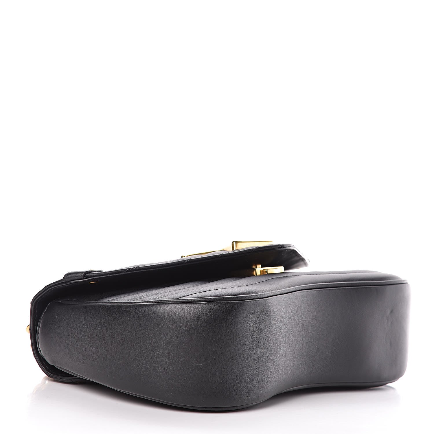 Louis Vuitton Calfskin New Wave Chain MM Black 4 of 14