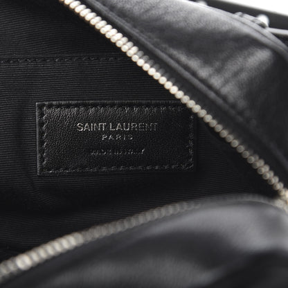 Saint Laurent Lambskin Monogram Lou Belt Bag Black 6 of 9