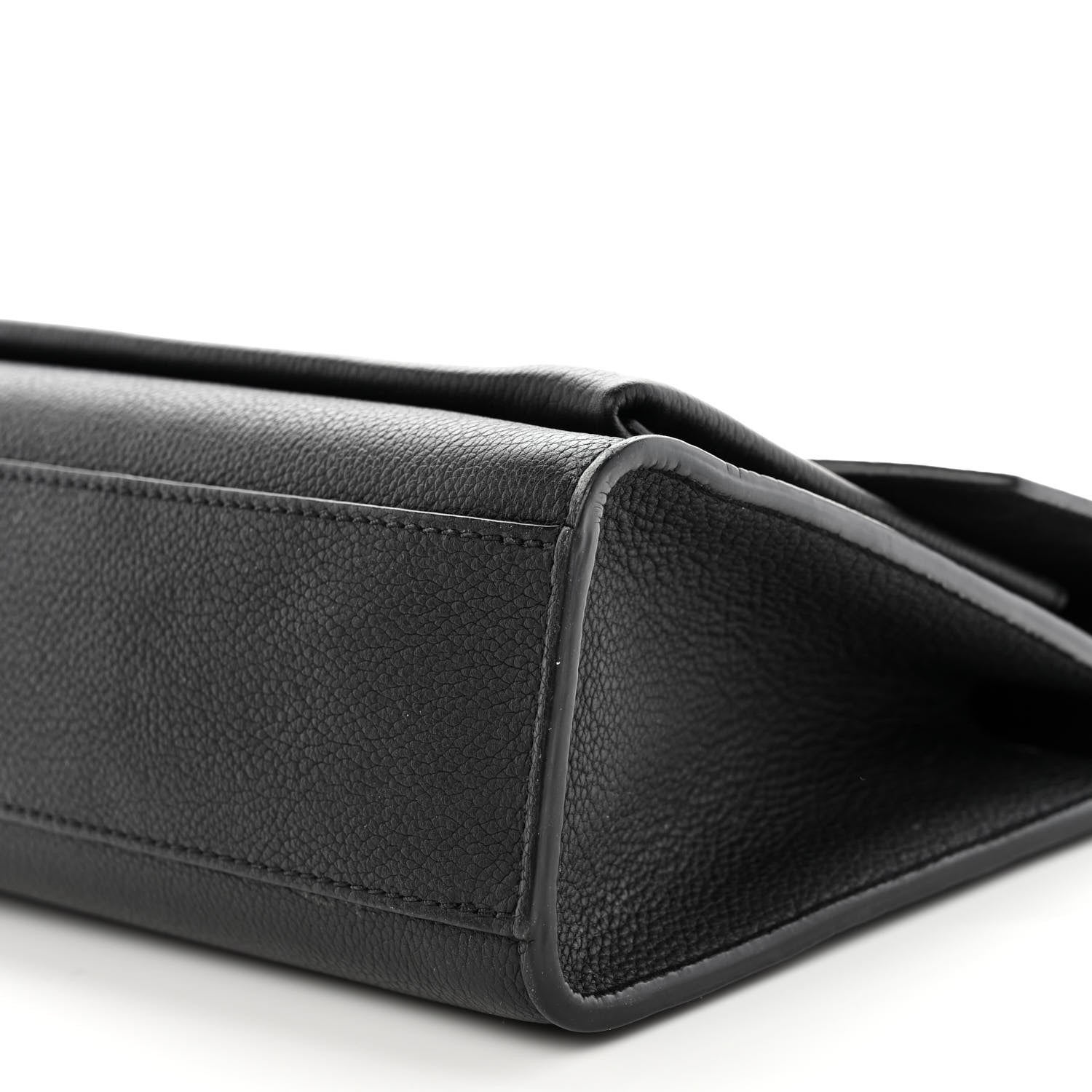 Louis Vuitton Soft Calfskin Mylockme Chain Bag BB Black 10 of 14