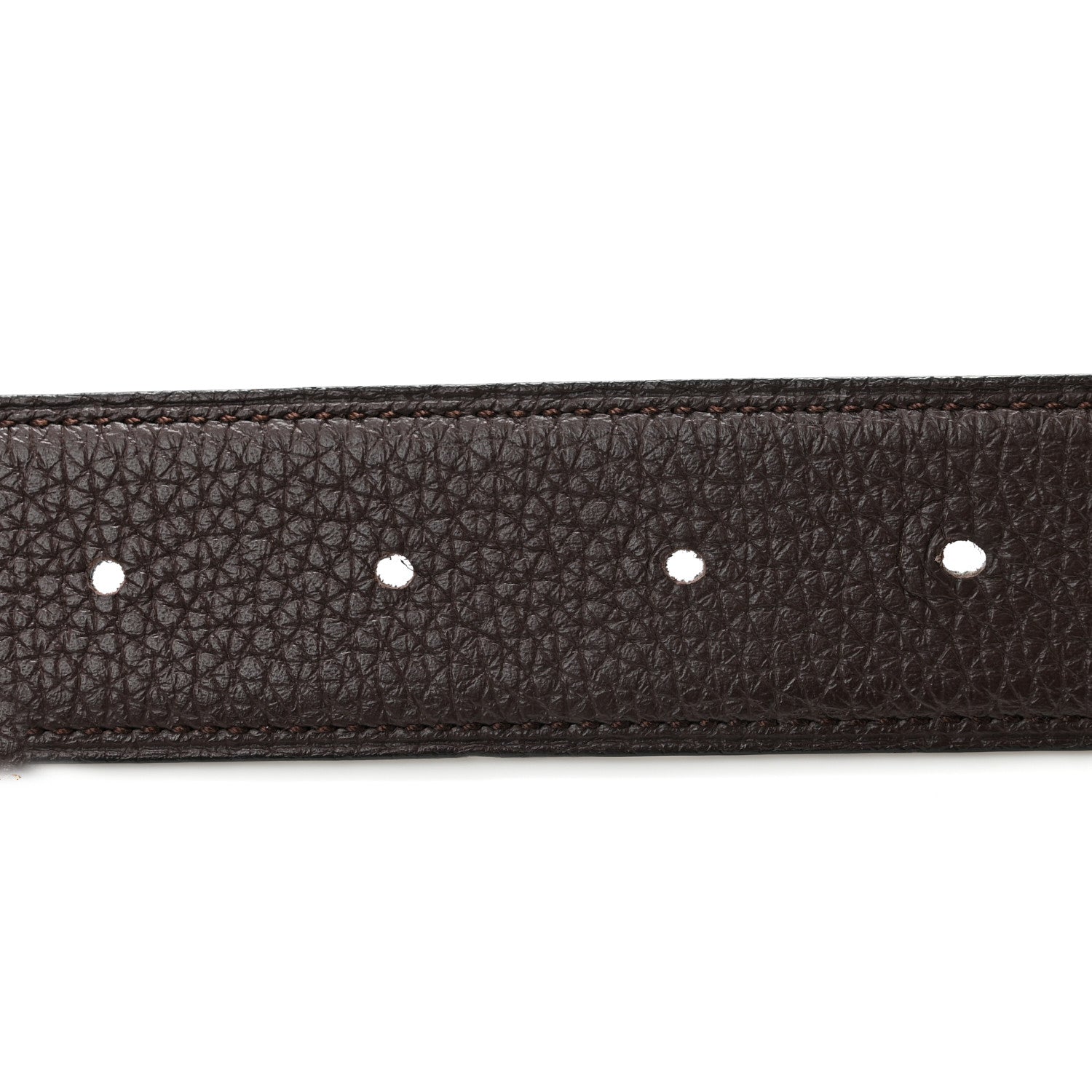 Hermes Box Togo 32mm Matte H Belt 100 40 Black Chocolate 4 of 8