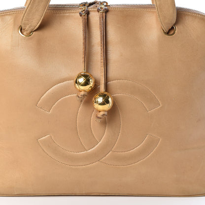 Chanel Lambskin CC Shoulder Bag Beige 12 of 12