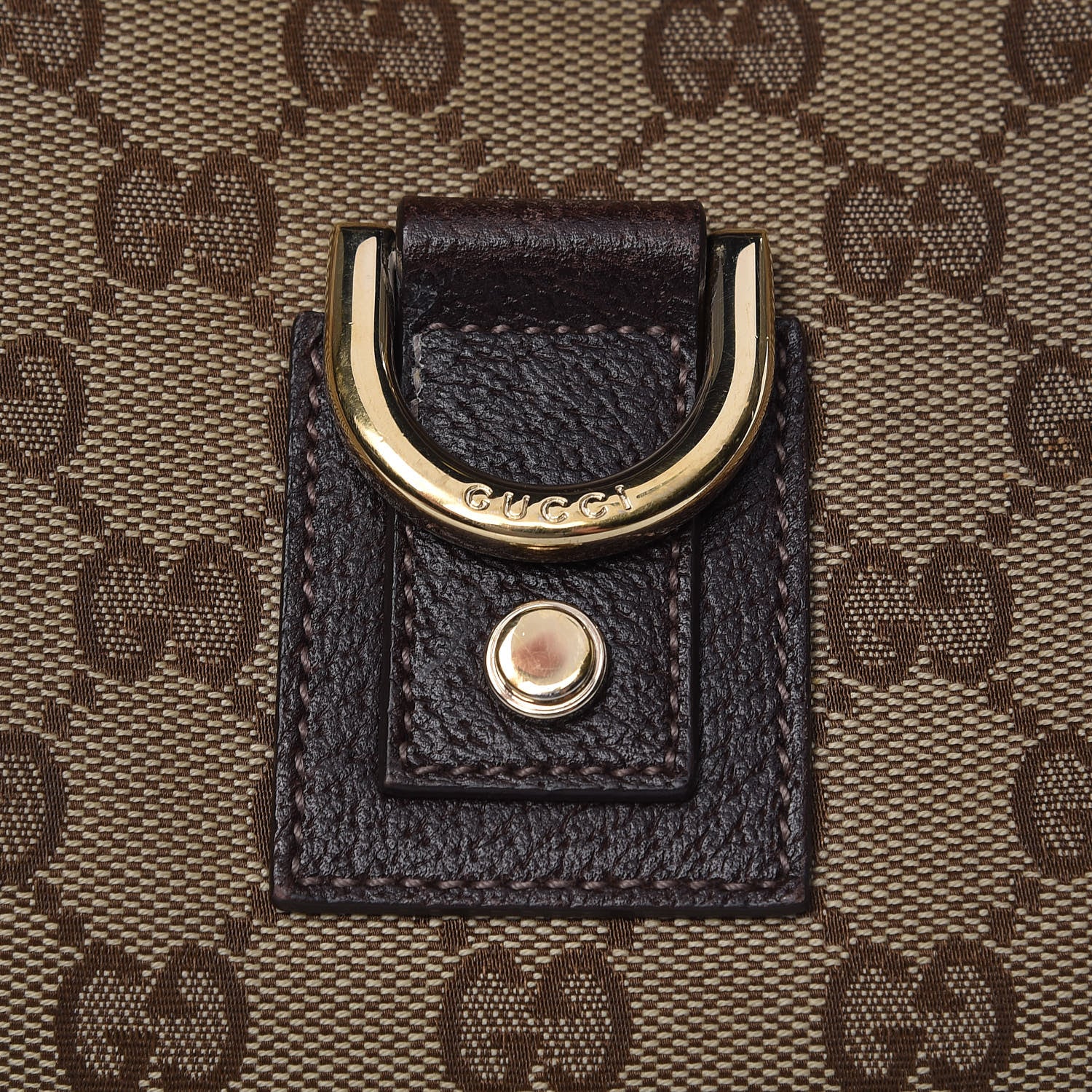 Gucci Monogram Medium Abbey D Ring Hobo Brown 17 of 17