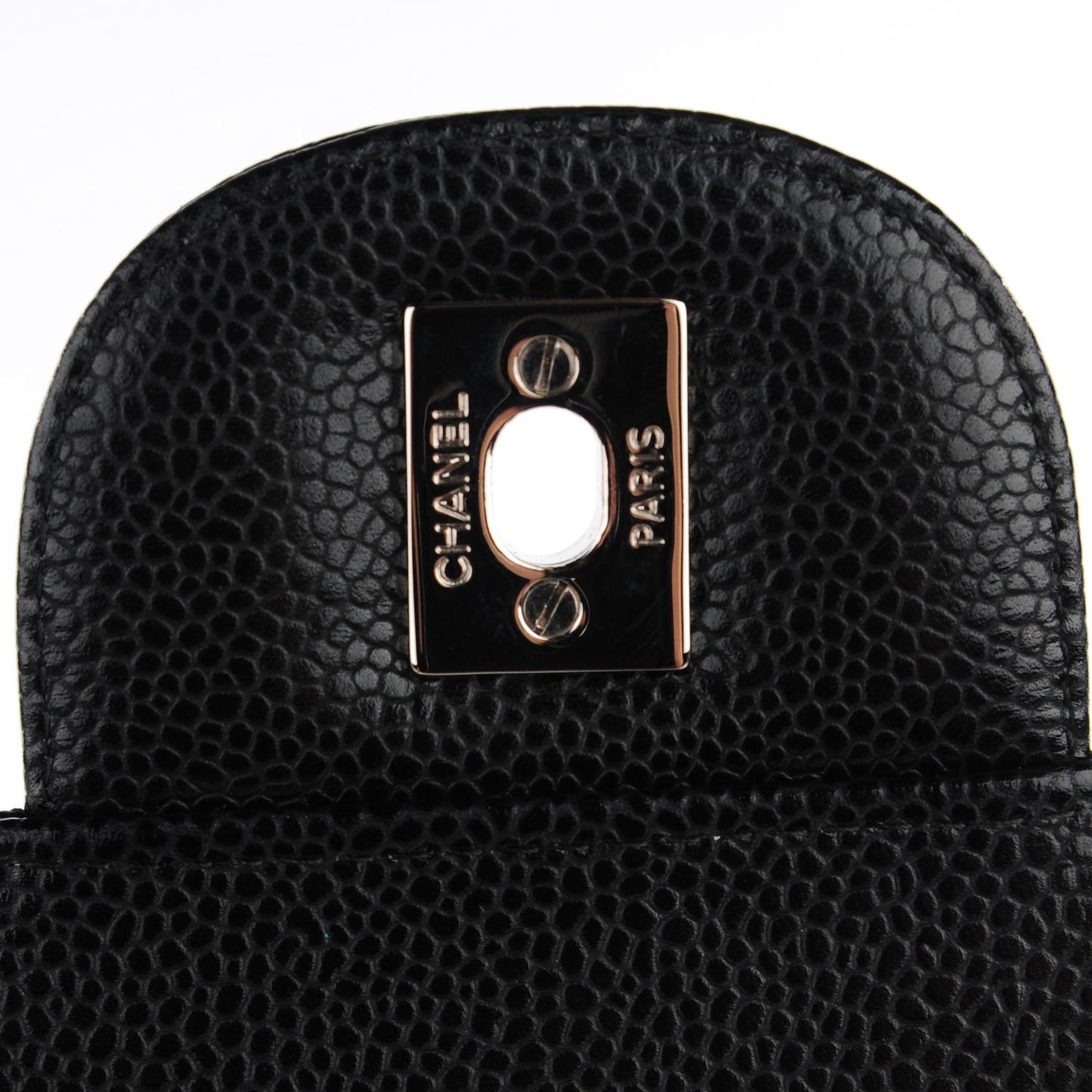 Caviar Quilted Maxi Double Flap Black