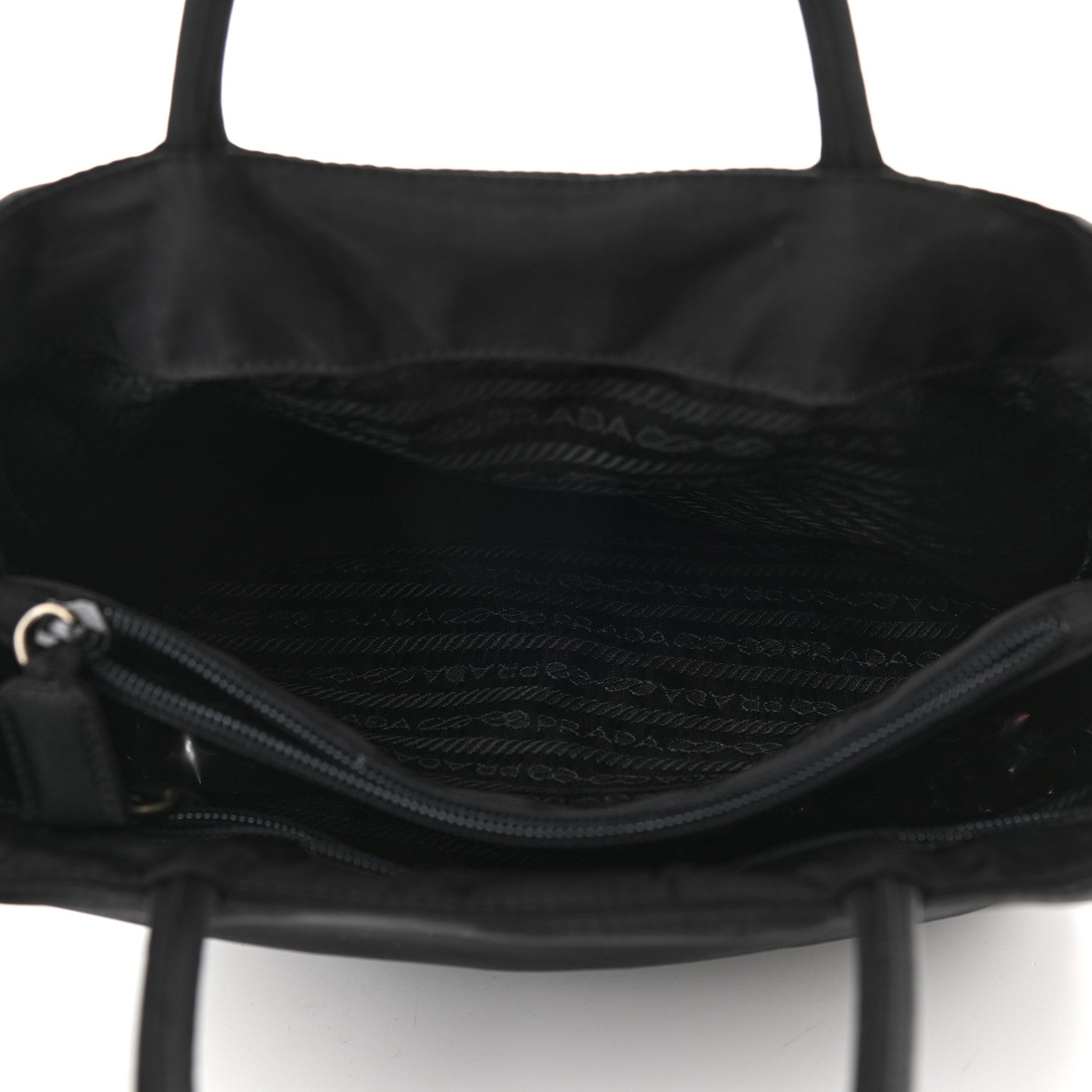 Prada Tessuto Nylon Tote Black 6 of 10