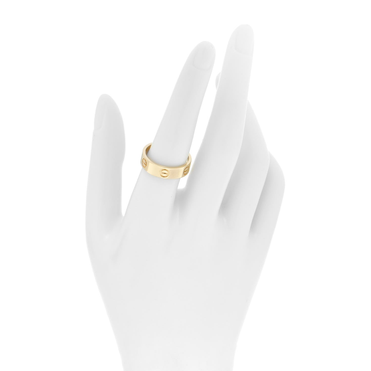 Cartier 18K Yellow Gold 5.5mm LOVE Ring 57 8 2 of 5