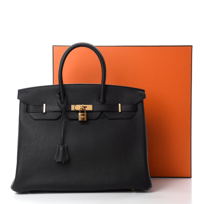 Hermes Togo Birkin 35 Black 11 of 11