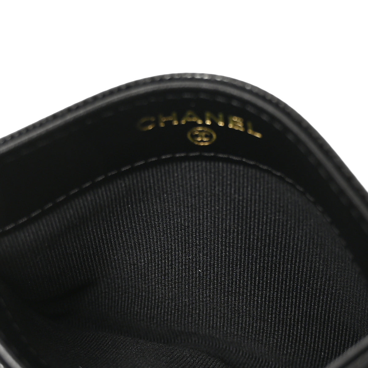 Chanel Caviar Quilted Crystal Card Holder Black 5 of 9