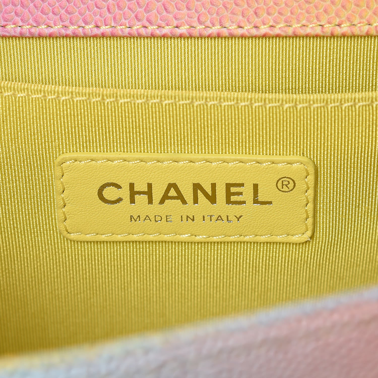 Chanel Caviar Quilted Medium Cuba Rainbow Boy Flap Multicolor 6 of 10